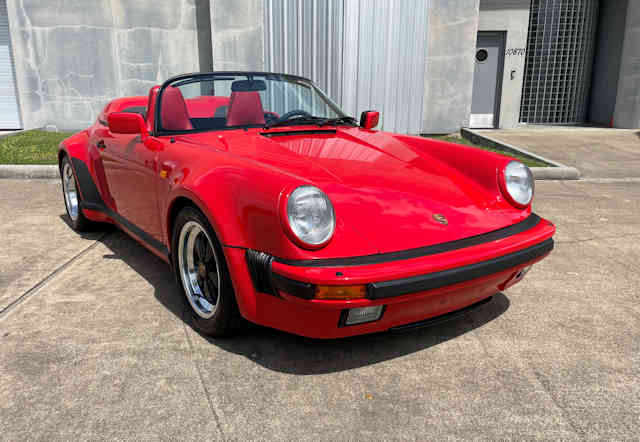 1989 Porsche 911 Speedster Guards Red / Can-Can Red