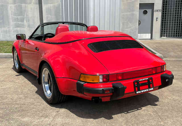 1989 Porsche 911 Speedster Guards Red / Can-Can Red