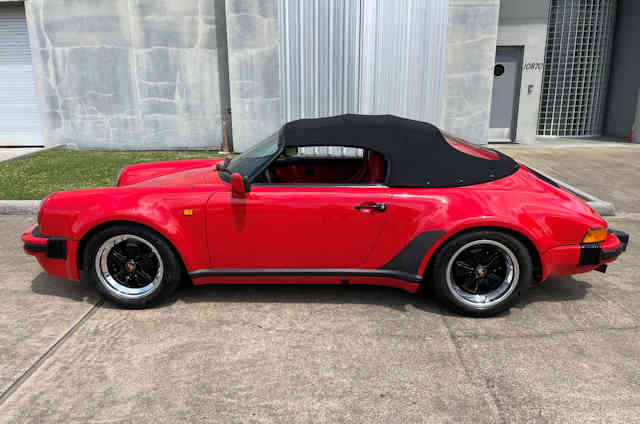 1989 Porsche 911 Speedster Guards Red / Can-Can Red