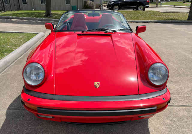 1989 Porsche 911 Speedster Guards Red / Can-Can Red