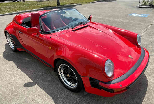 1989 Porsche 911 Speedster Guards Red / Can-Can Red