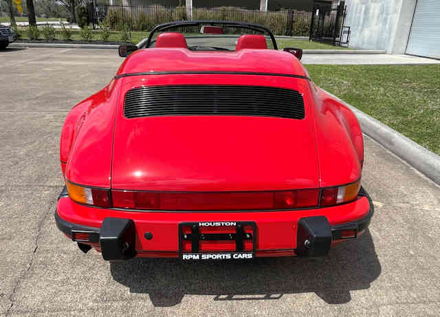 1989 Porsche 911 Speedster Guards Red / Can-Can Red