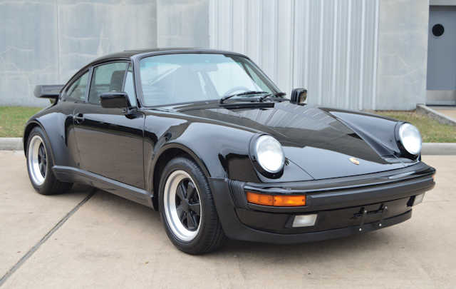 1989 Porsche 911 Turbo Black / Black