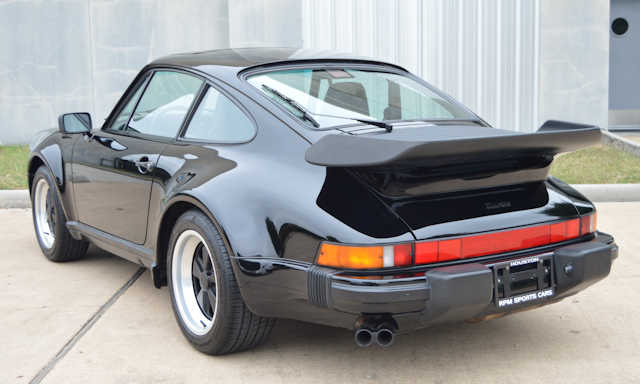 1989 Porsche 911 Turbo Black / Black