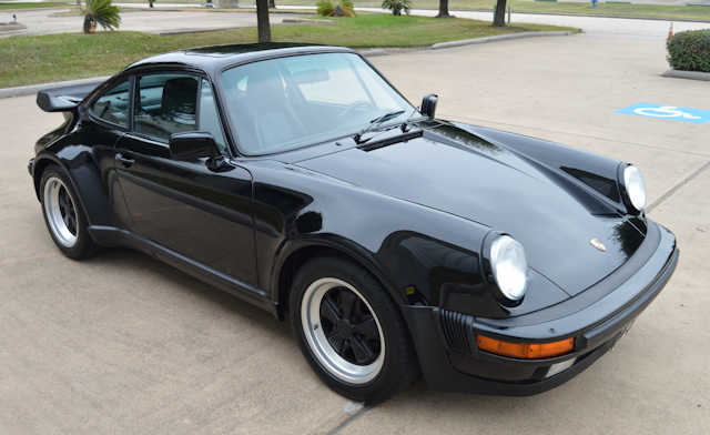 1989 Porsche 911 Turbo Black / Black