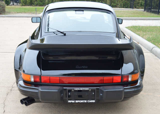 1989 Porsche 911 Turbo Black / Black