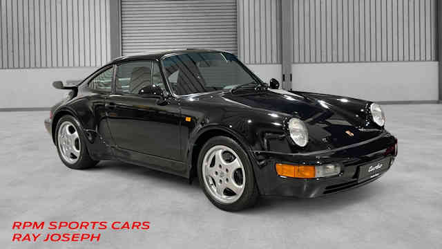 1992 Porsche 911 Turbo X33 Black / Black