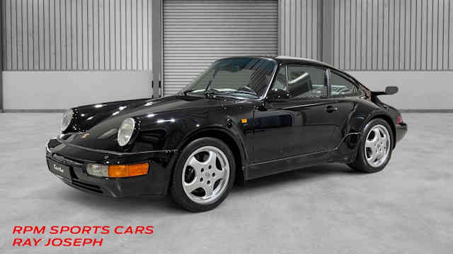 1992 Porsche 911 Turbo X33 Black / Black