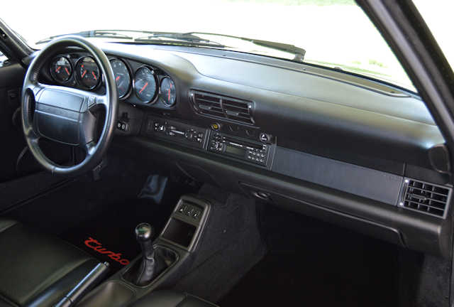 1994 Porsche 911 3.6 Turbo "S" Black / Black