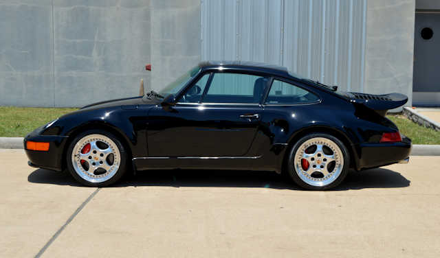 1994 Porsche 911 3.6 Turbo "S" Black / Black