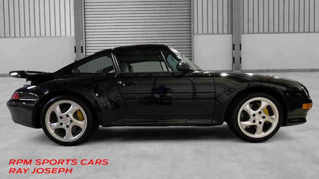 1997 Porsche 911 Turbo S Black / Black