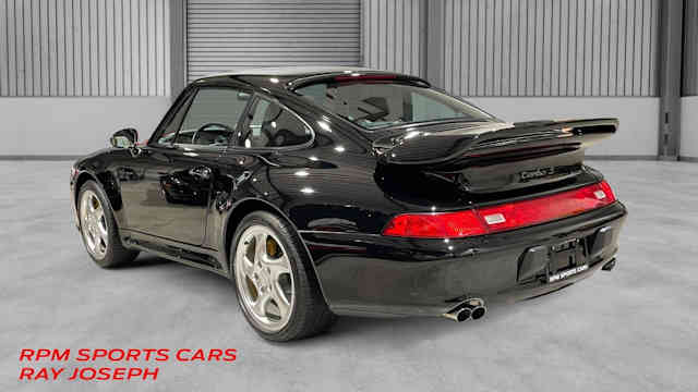 1997 Porsche 911 Turbo S Black / Black