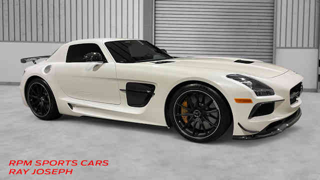 2014 Mercedes AMG SLS Black Series Mystic White