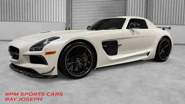 2014 Mercedes AMG SLS Black Series Mystic White