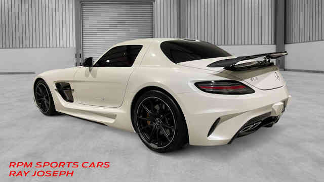 2014 Mercedes AMG SLS Black Series Mystic White