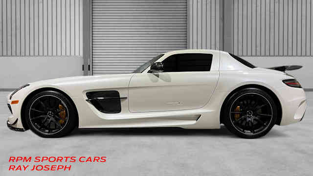 2014 Mercedes AMG SLS Black Series Mystic White