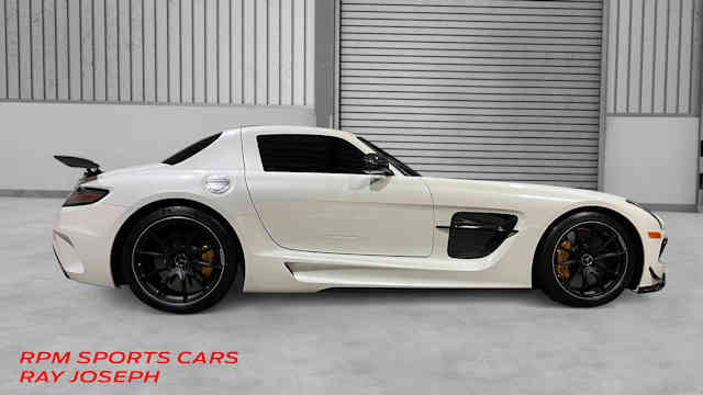 2014 Mercedes AMG SLS Black Series Mystic White