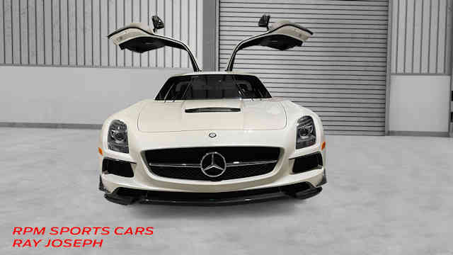 2014 Mercedes AMG SLS Black Series Mystic White