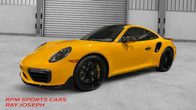 2019 Porsche 911 Turbo "S" Speed Yellow / Black