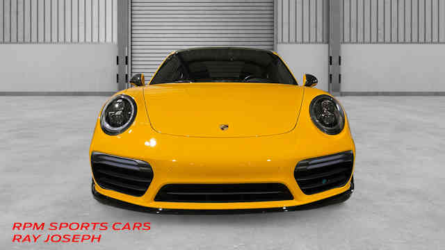 2019 Porsche 911 Turbo "S" Speed Yellow / Black