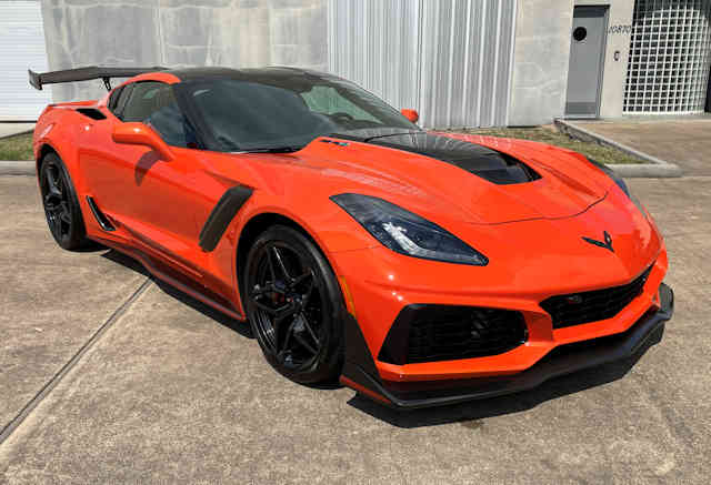 2019 Chevrolet Corvette ZR1 Sebring Orange / Jet Black