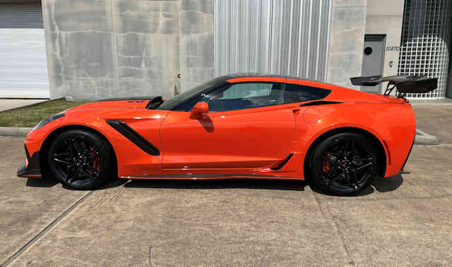 2019 Chevrolet Corvette ZR1 Sebring Orange / Jet Black