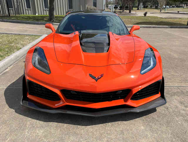 2019 Chevrolet Corvette ZR1 Sebring Orange / Jet Black