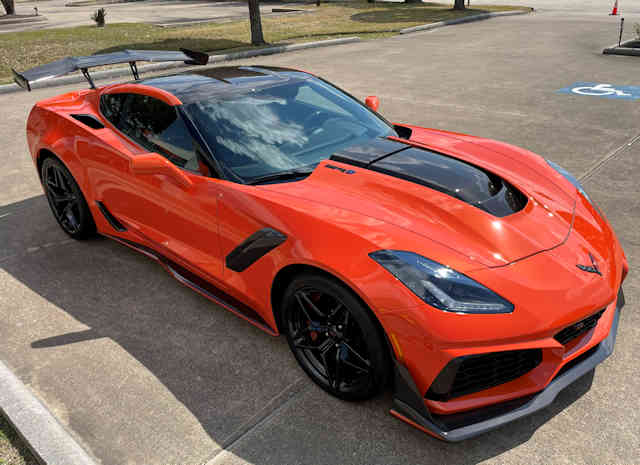 2019 Chevrolet Corvette ZR1 Sebring Orange / Jet Black