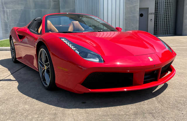 2019 Ferrari 488 Spider Rosso Corsa / Beige Tradizione