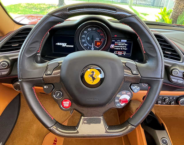 2019 Ferrari 488 Spider Rosso Corsa / Beige Tradizione