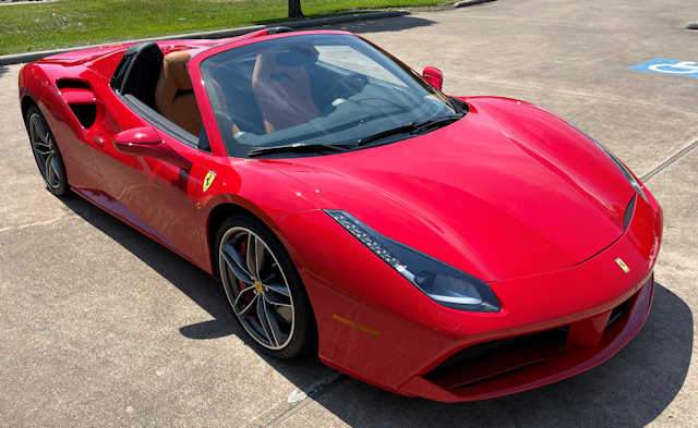 2019 Ferrari 488 Spider Rosso Corsa / Beige Tradizione