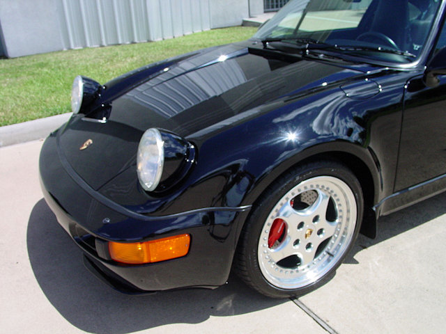 1994 Porsche 911 3.6 Turbo “S” Flat Nose, Black / Black