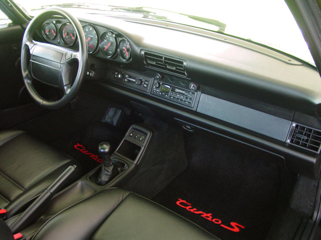 1994 Porsche 911 3.6 Turbo “S” Flat Nose, Black / Black