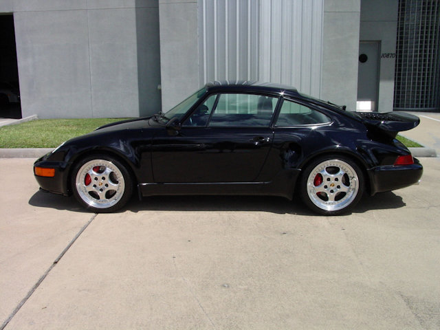 1994 Porsche 911 3.6 Turbo “S” Flat Nose, Black / Black