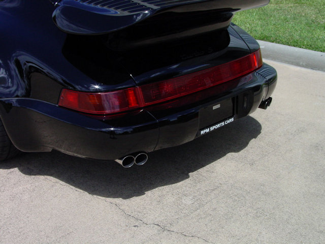 1994 Porsche 911 3.6 Turbo “S” Flat Nose, Black / Black