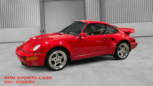1994 Porsche 911 3.6 Turbo Guards Red / Cashmere