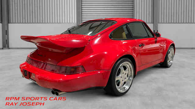 1994 Porsche 911 3.6 Turbo Guards Red / Cashmere