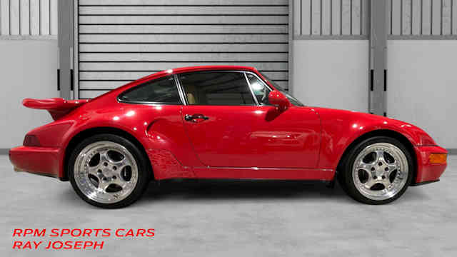 1994 Porsche 911 3.6 Turbo Guards Red / Cashmere