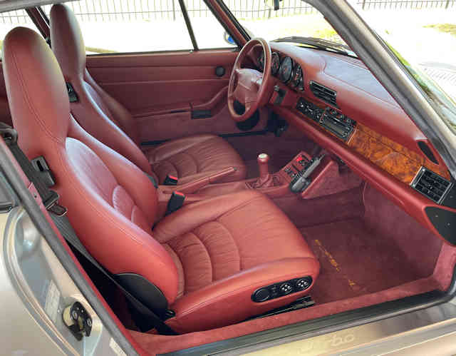 1997 Porsche 993 Turbo X50 Arctic Silber / Chestnut Brown