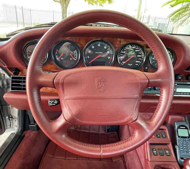 1997 Porsche 993 Turbo X50 Arctic Silber / Chestnut Brown