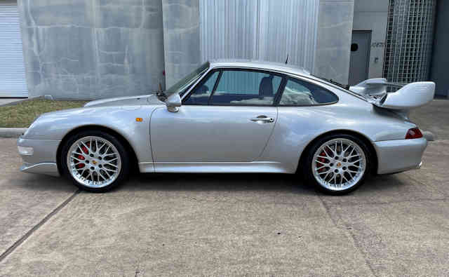 1997 Porsche 993 Turbo X50 Arctic Silber / Chestnut Brown